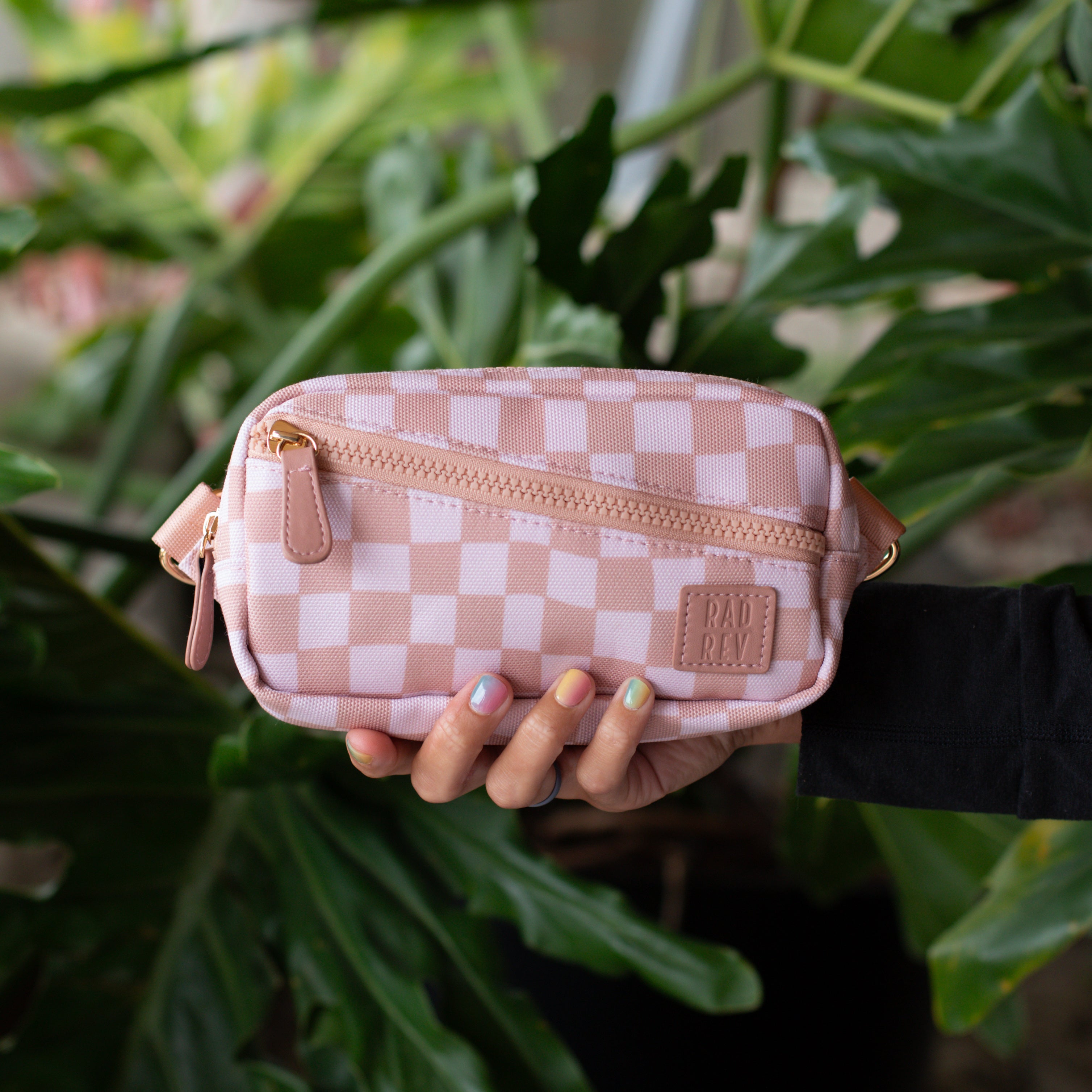 MINI Sling in Pink Check