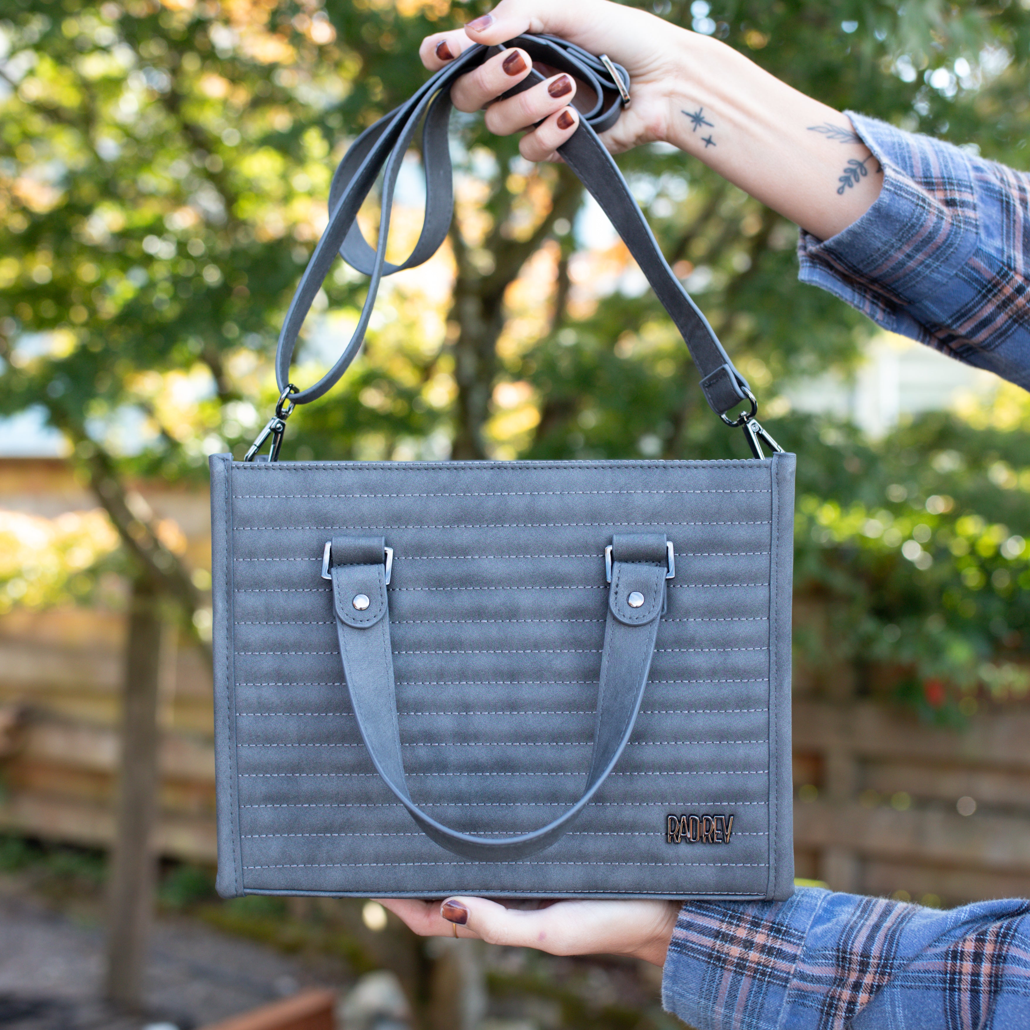 The Boxy Bag in Stone