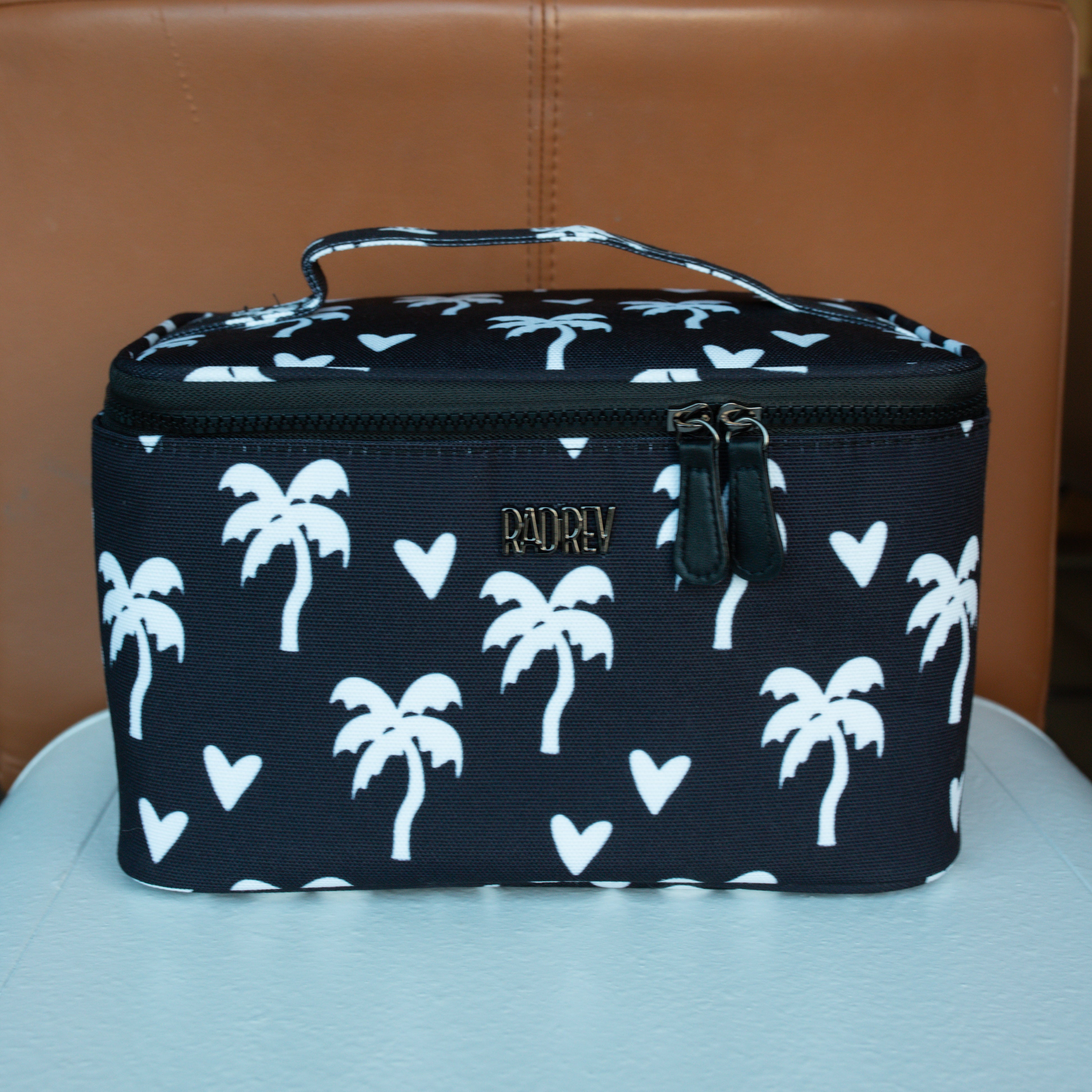 Train Case LARGE in Palm Tree